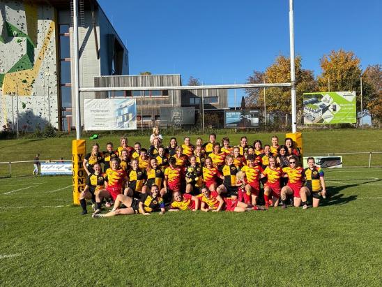 Gemeinsames Teamfoto mit Rottweil